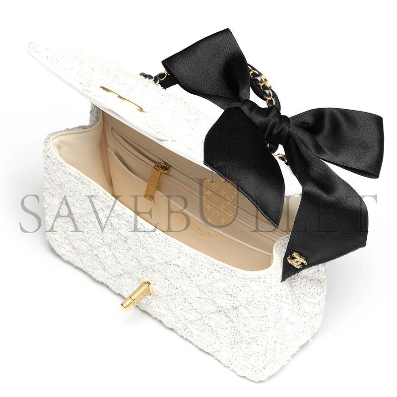 Ch**el master mini flap bag with top handle as5875 (20*13*6cm)